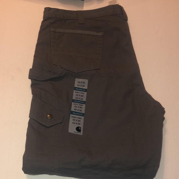 Carhartt Ripstop Flannel Lined Cargo Work Pant - Picture 6 of 11